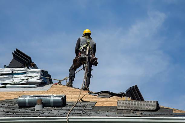 Professional Roofing technician working in Plymouth, MI